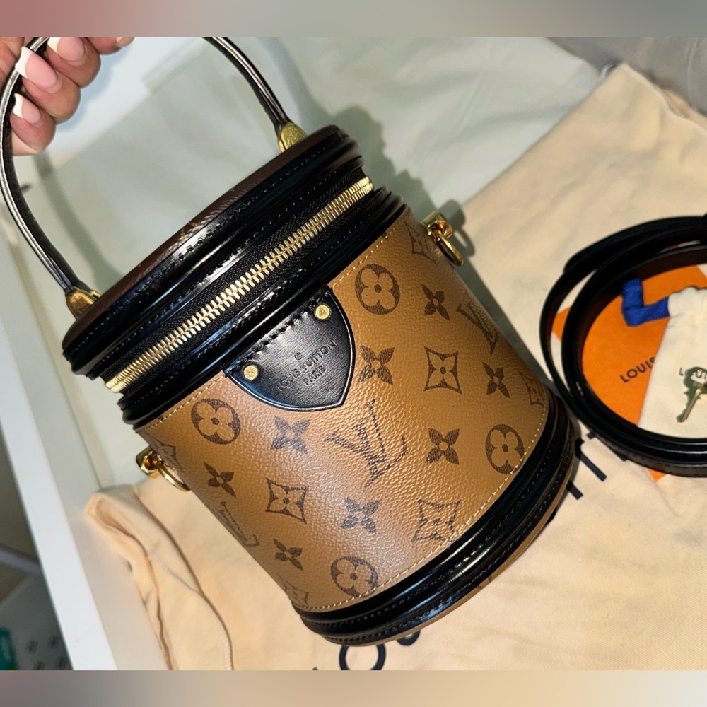 Authentic Louis Vuitton Cannes Monogram Reverse Canvas Bag